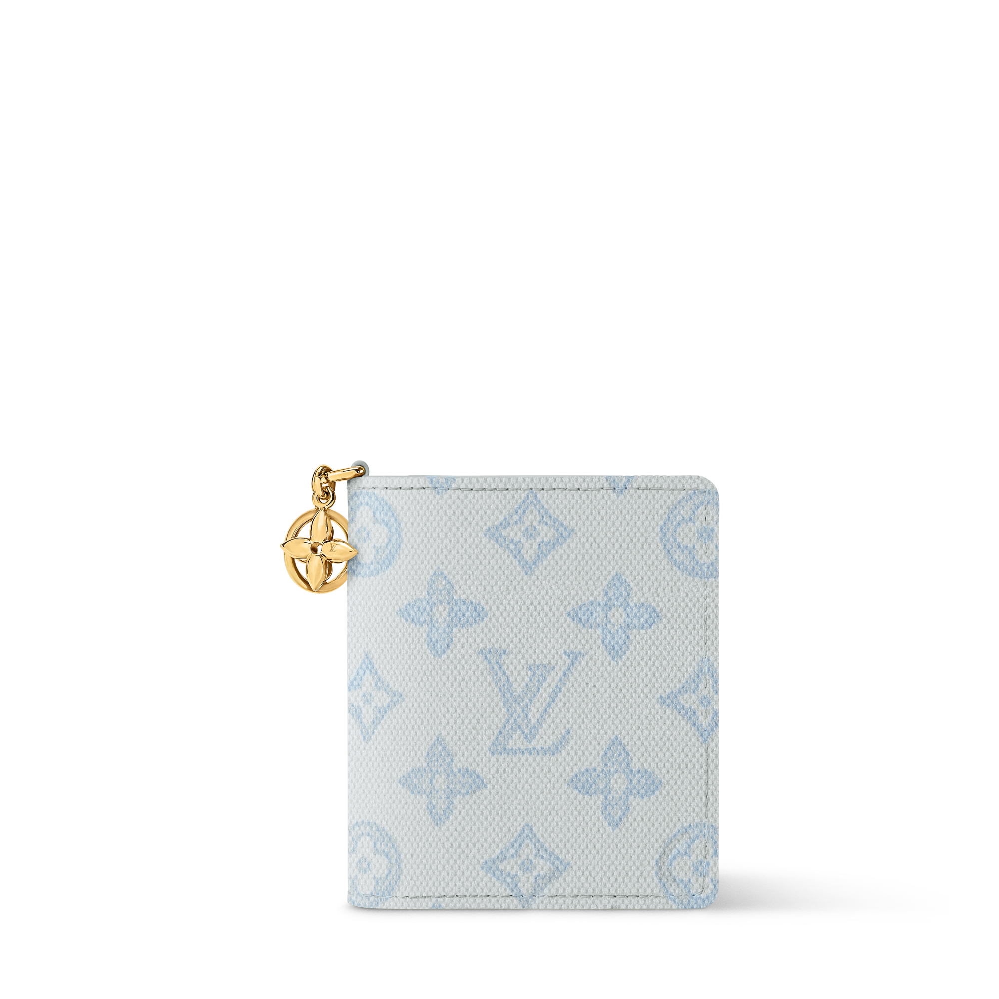 Louis Vuitton エピレザー 二つ折り財布 ライトブルー 深いブルーの色合いが素敵♪】Louis Vuitton☆折りたたみ財布 (Louis